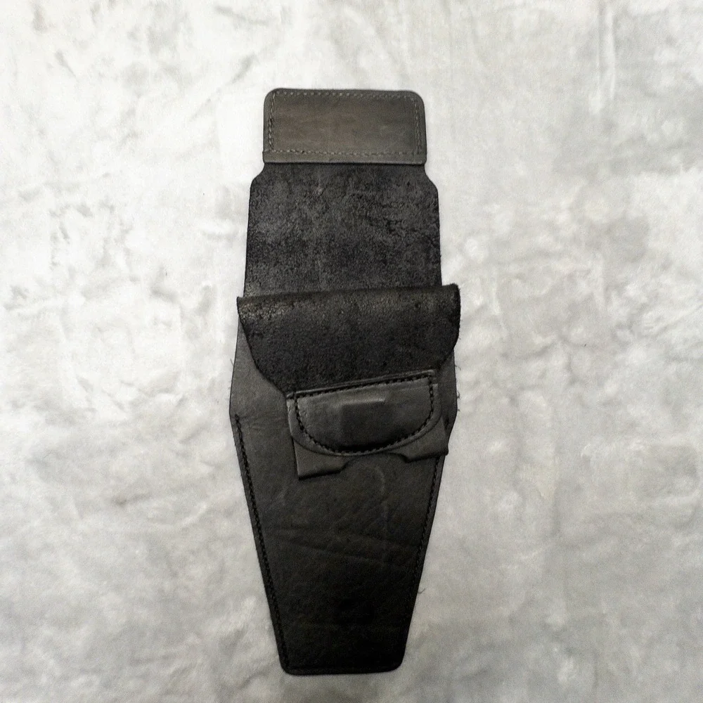 Urban Carry Inside Waistband Concealed Holster With Storage Bag Black Leather XL